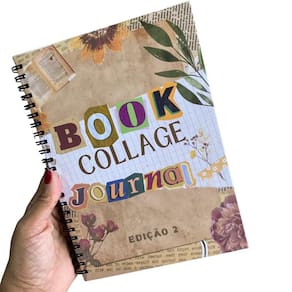 Caderno Adesivos Collage Book A5 Adesivo Segunda Edição