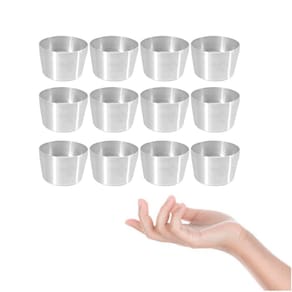 Forma Mini Bolo Aluminio Forminha 6,5cm Sobremesa Kit 12un