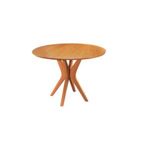 Mesa de Jantar Redonda Maciça 1,10m  Genebra Star Móveis