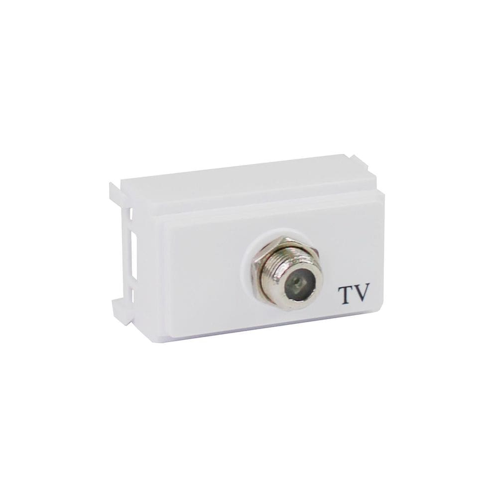 Módulo Tomada Coaxial Antena Tv Branco I9 9563 Ilumi