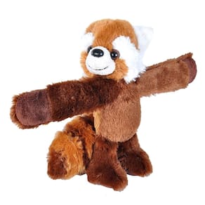 Brinquedo de pelúcia Wild Republic Huggers Red Panda com pulseira Slap