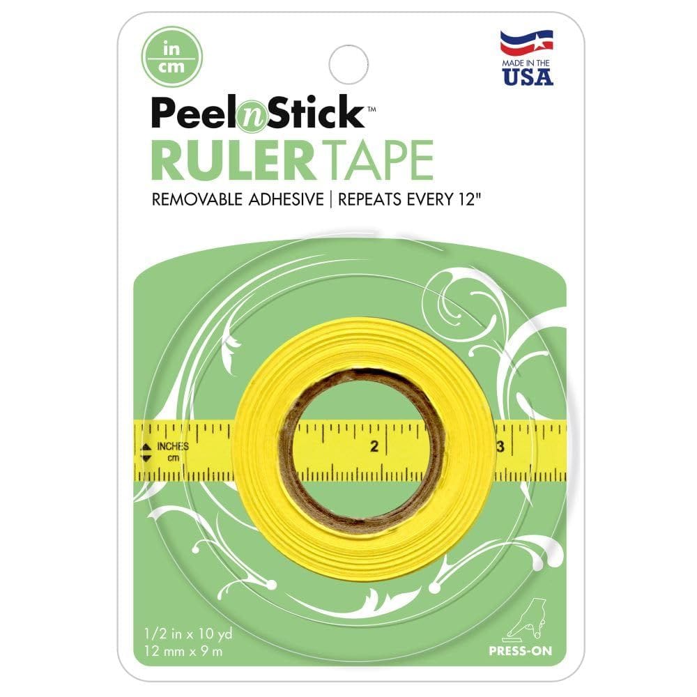 Fita de régua Adesivo removível iCraft PeelnStick 30 cm amarela
