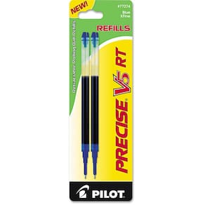 Recargas de tinta PILOT Precise V5 RT Extra Fine Point Blue x2