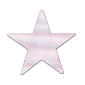 Pacote com 12 recortes Beistle Opalescent Metallic Star