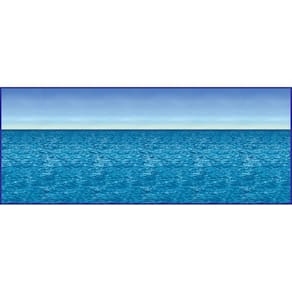 Backdrop Beistle Ocean and Sky para festas temáticas 4x9m