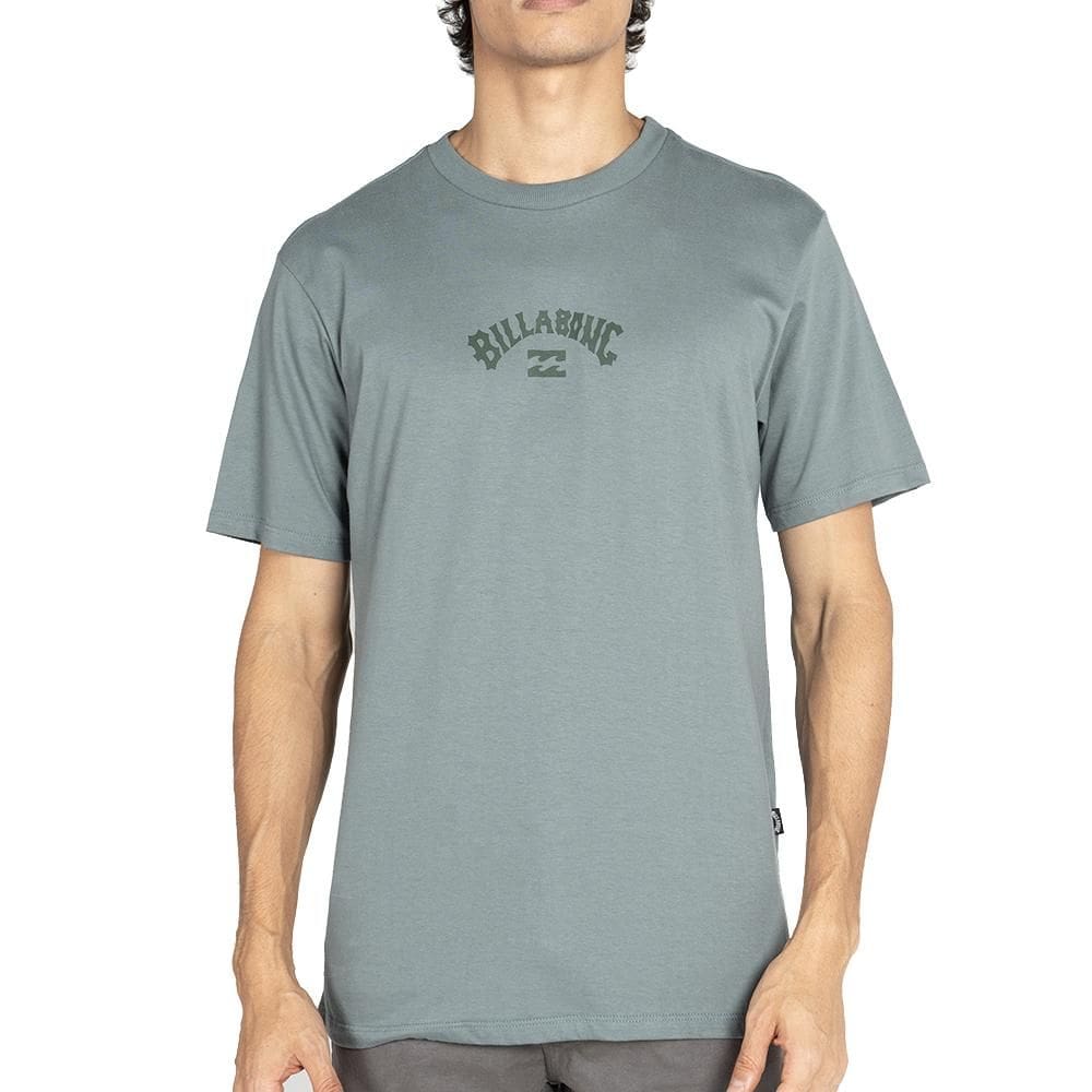 Camiseta Billabong Mid Arch Plus Size WT25 Masculina Verde