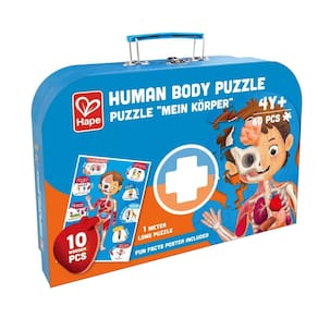 Puzzle Shape Human Body 60 peças educativas de mais de 4 anos