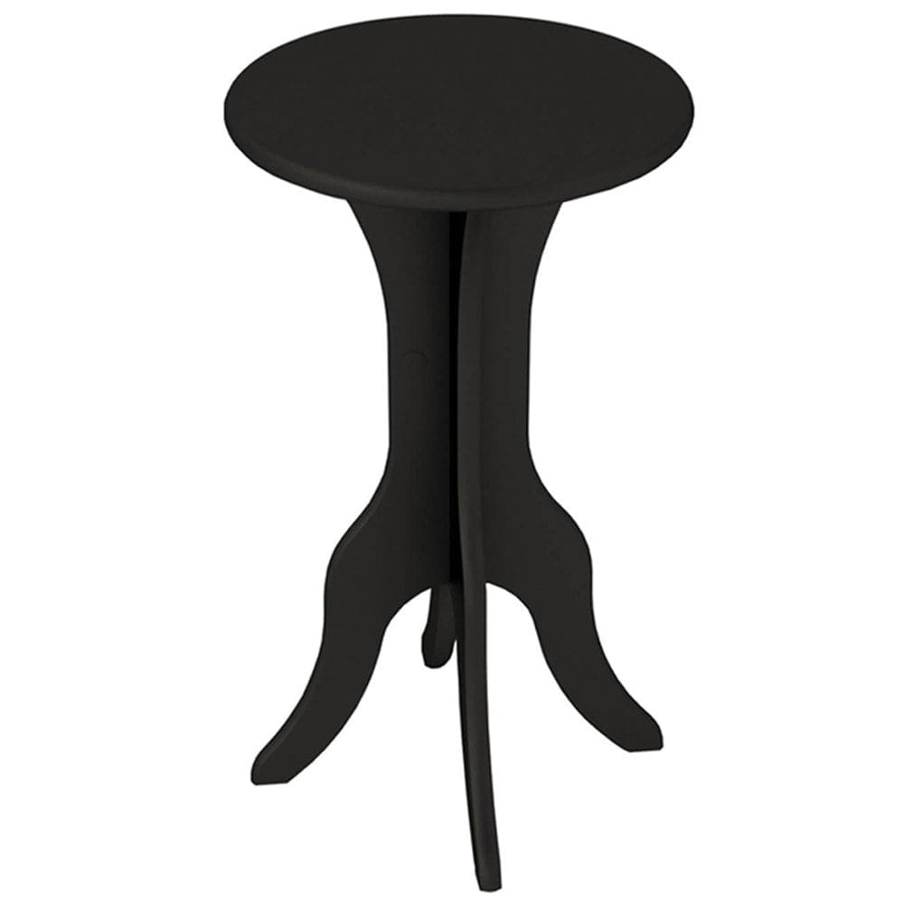 Mesa De Apoio MDF Sala De Estar 51X30 cm Preto ARLY