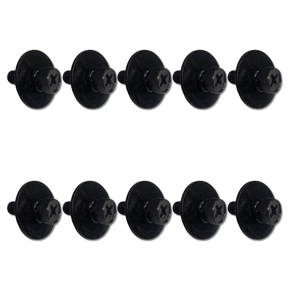 Kit 10 Parafuso De Fixação Canoa No Tambor M4 X 12 Preto