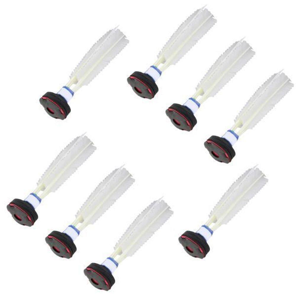 Kit 8 Peteca Oficial 22Cm Branca Resistente Jogo Brincadeira