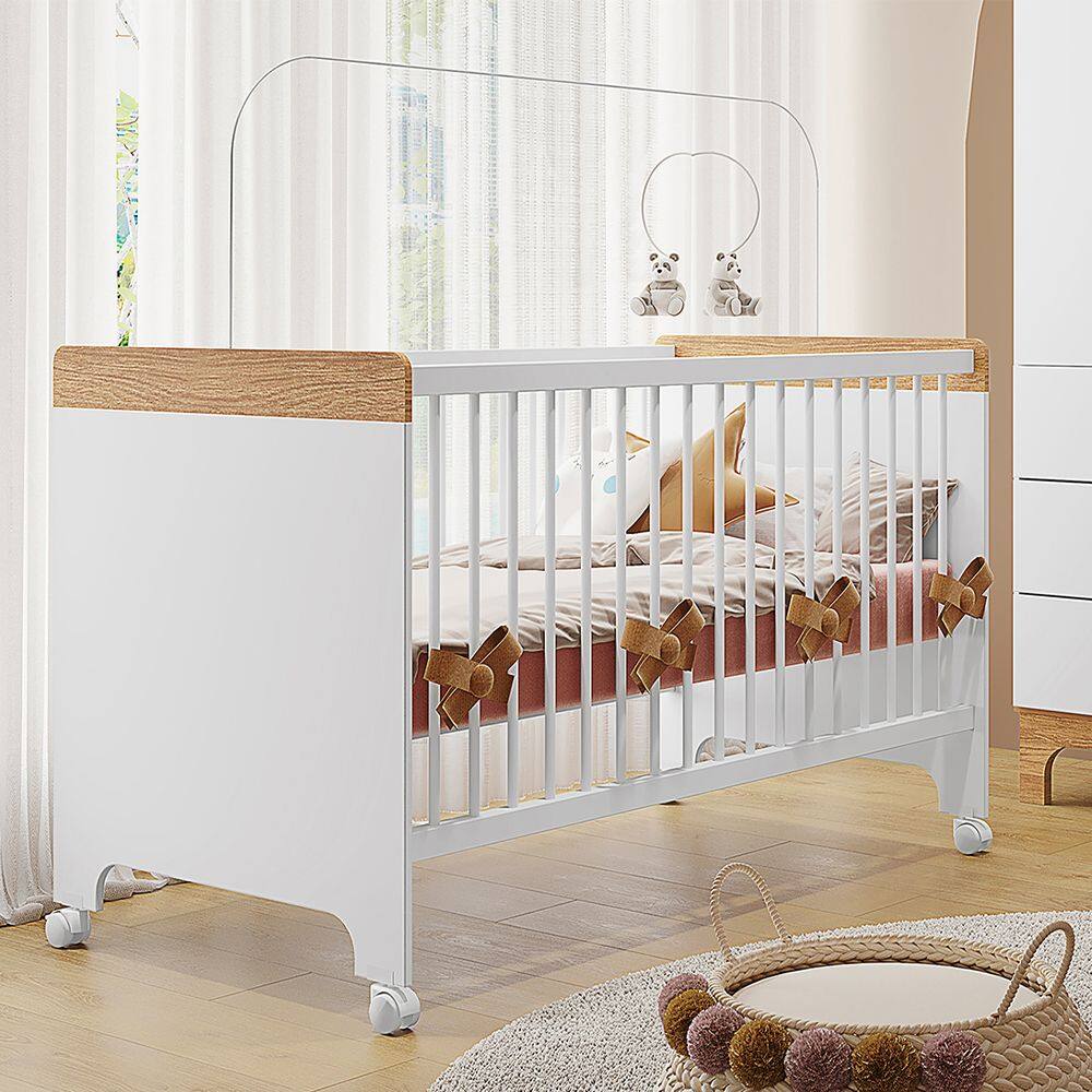 Berço Cama Infantil Doçura Branco/savana