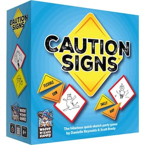 Jogo de festa WISE WIZARD GAMES Caution Signs Quick-Sketch