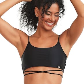 Top Caju Brasil Connect Preto Feminino Fitness Academia