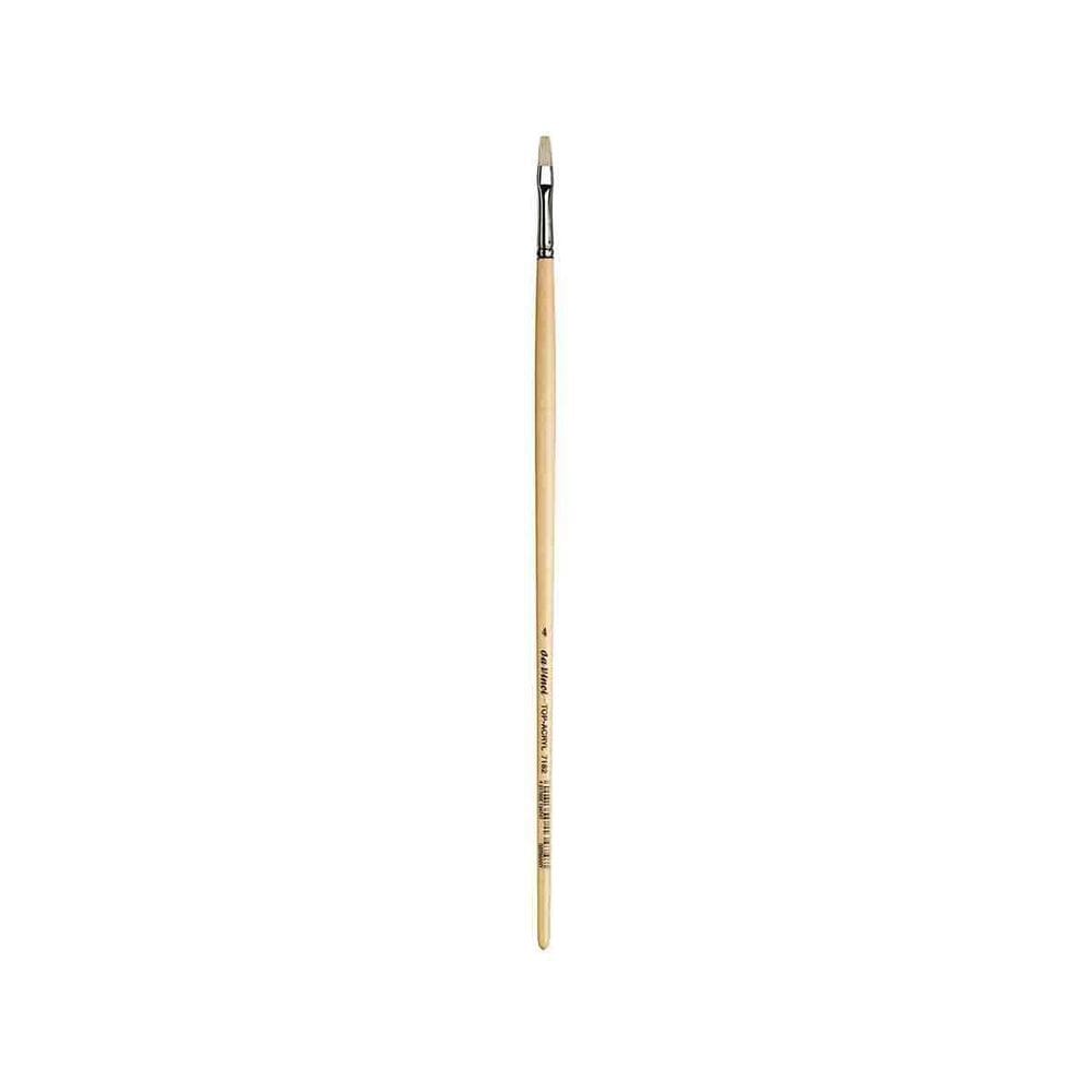 Pincel Chato Sintético Da Vinci Top Acryl 7182 Nº 04