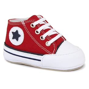 Sapato Tênis Bebe Baby Estrela Conforto Primeiros Passos Vermelho