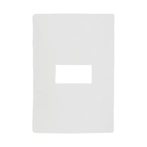 Placa 4X2 1 Módulo Com Suporte Branco I9 96070 Ilumi