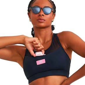 Top Caju Brasil Nz Preto Com Bolso Na Frente Feminino Treino