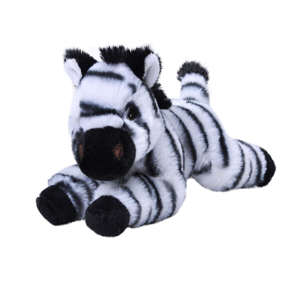 Bicho de pelúcia Wild Republic ECokins Mini Zebra 20 cm para crianças