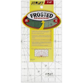 Régua acrílica OLFA Frosted Advantage 15x30cm QR-15x30