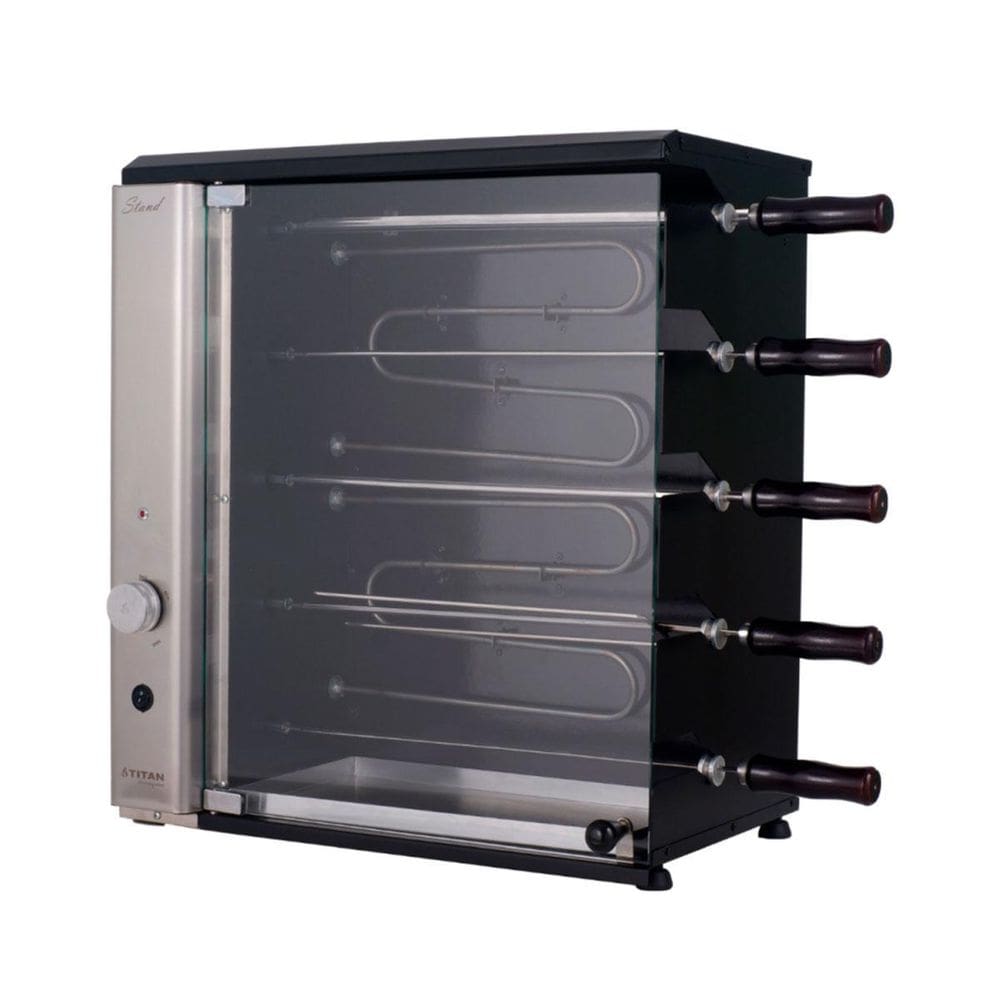 Churrasqueira Elétrica Bancada Vertical 5 Espetos 220V Stand