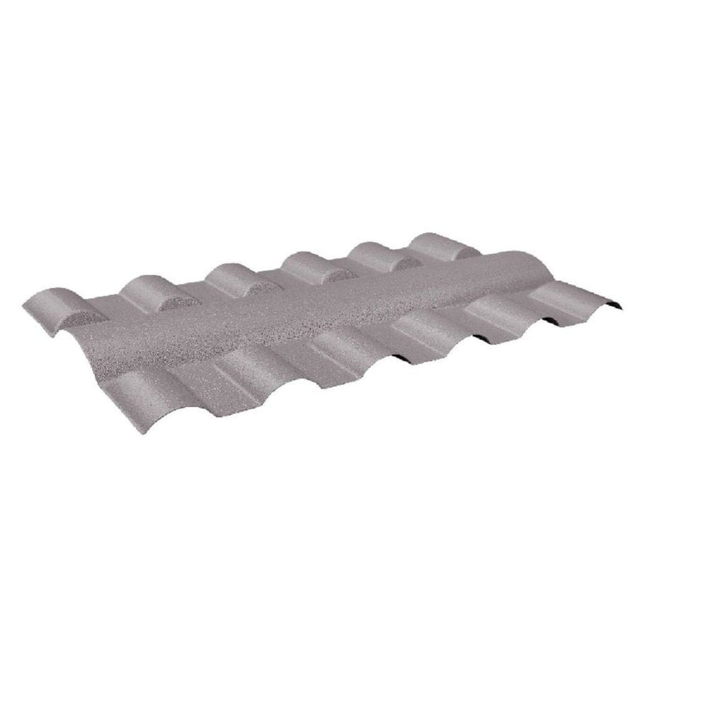 Cumeeira de Pvc Plan 88cm X 8cm Lux Telhas Cinza