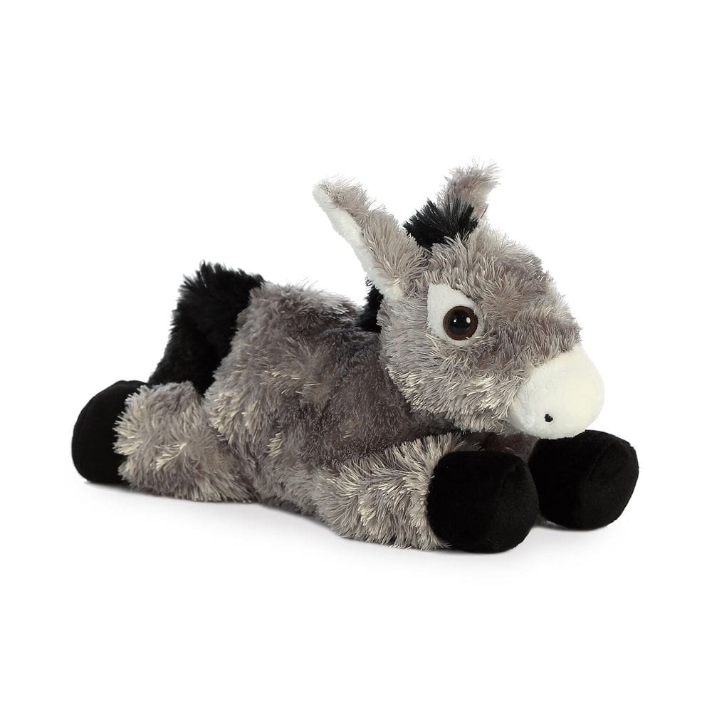 Bicho de pelúcia Aurora® Adorável Mini Flopsie™ Donkey de 20 cm