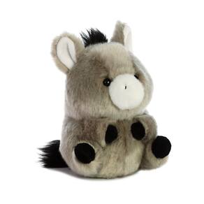 Bicho de pelúcia Aurora® Round Rolly Pet™ Bray Donkey™ 12 cm
