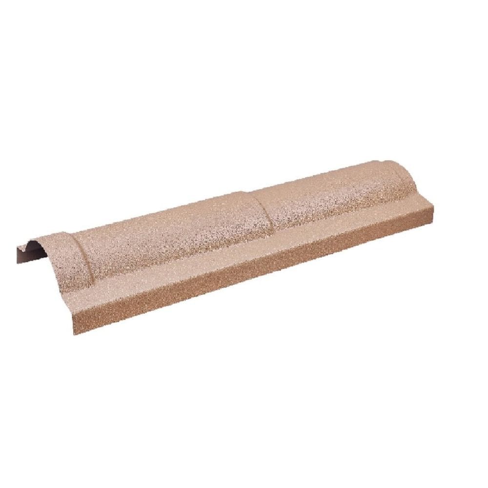 Cumeeira de Pvc Plan 88cm X 8cm Lux Telhas Marfim