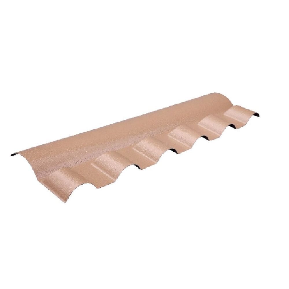 Cumeeira Articulada Pvc Plan 88cm X 8cm Lux Telhas Marfim