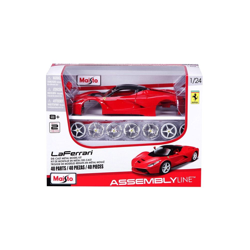 Linha de montagem de veículos fundidos Maisto, escala 1:24 da LaFerrari