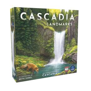 Expansão de jogos de tabuleiro AEG e Flatout Games Cascadia Landmarks