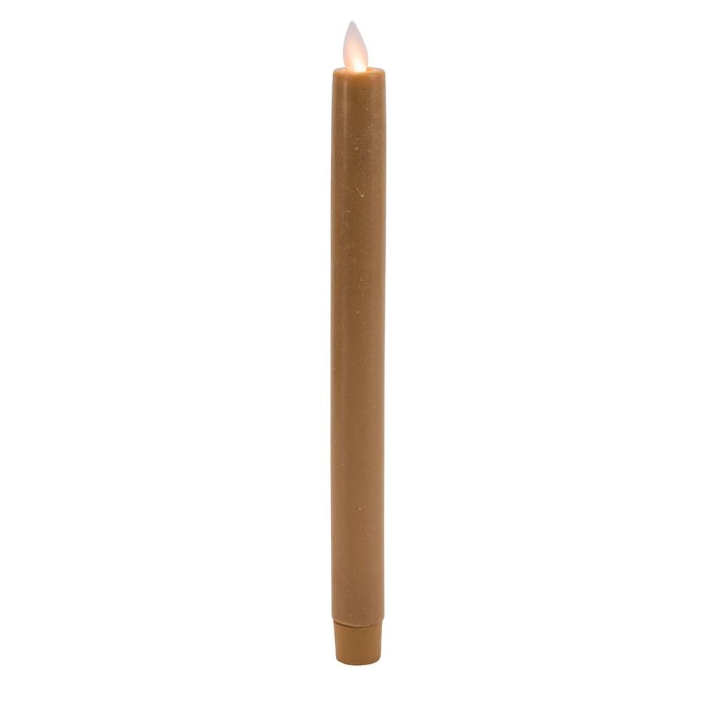 Vela sem chama Boston Warehouse Mystique Taupe 10 Taper