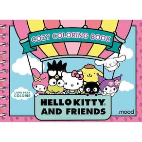 Livro Cozy Coloring Book - Hello Kitty And Friends - Ed Mood