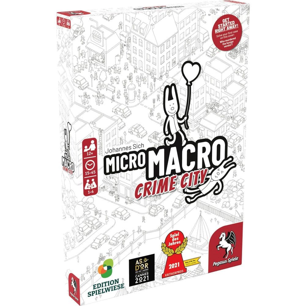 Jogo de Tabuleiro Pegasus Spiele MicroMacro: Crime City 12+ Years