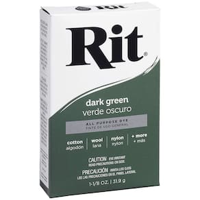 Powder Dye Rit para todos os fins verde escuro