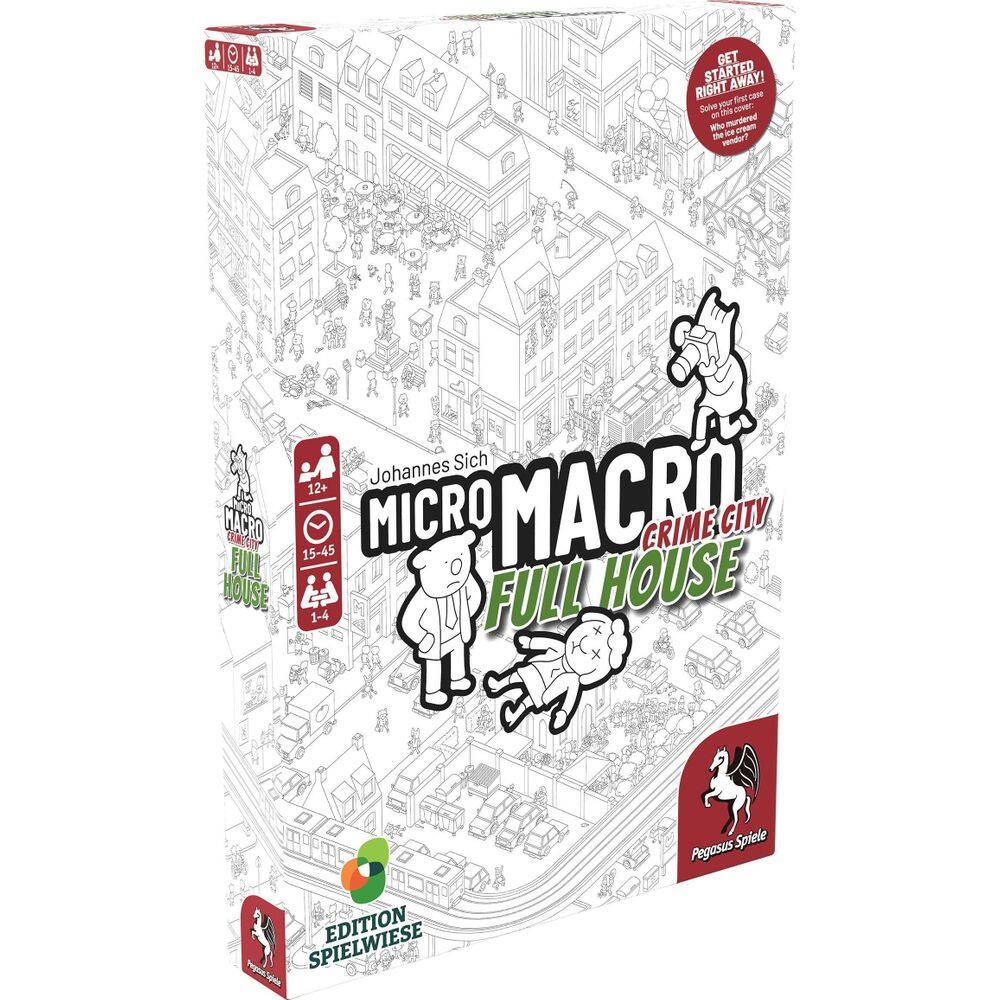 Jogo de Tabuleiro Pegasus Spiele MicroMacro: Crime City Full House