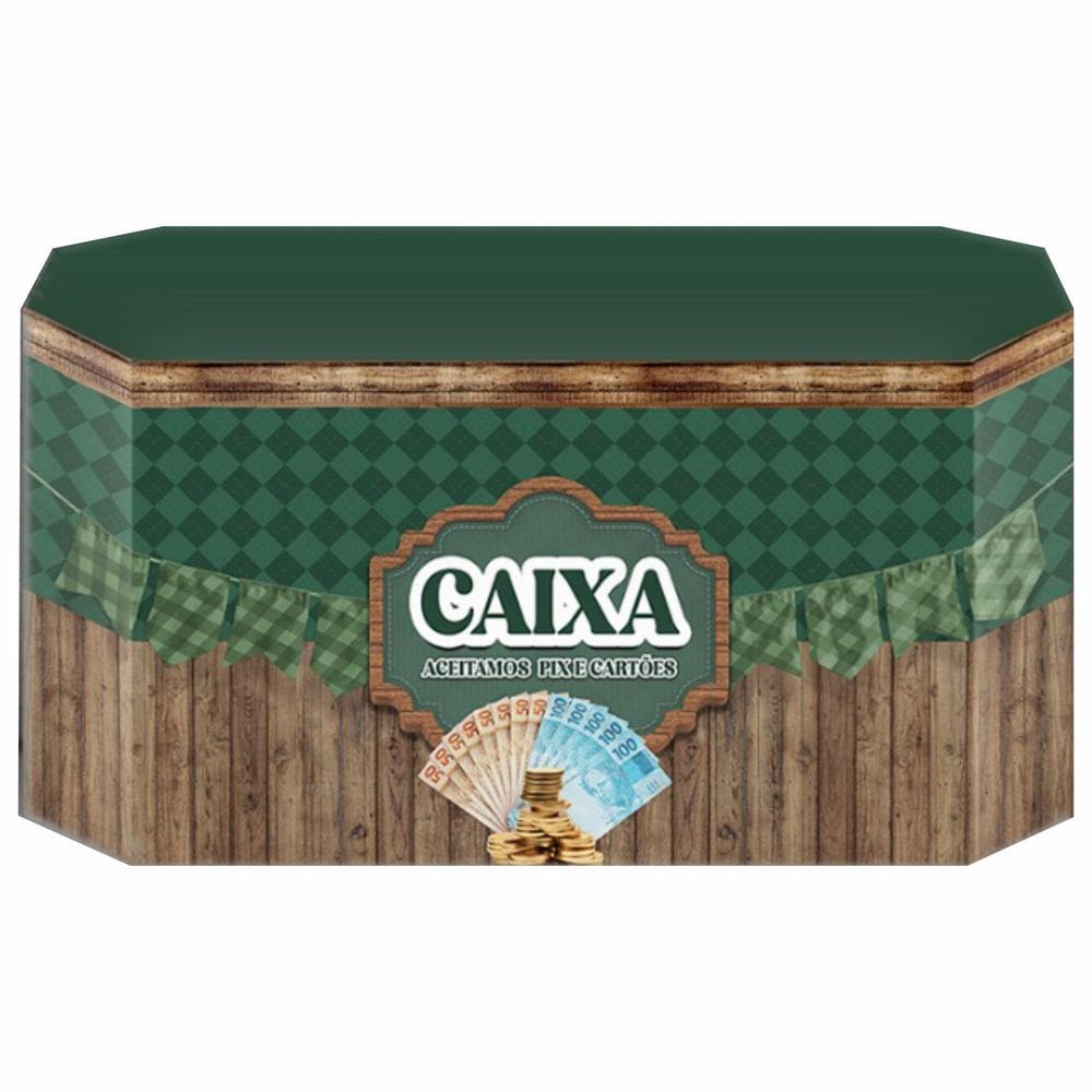 Capa De Mesa Barraca Para Caixa São João Festa Junina