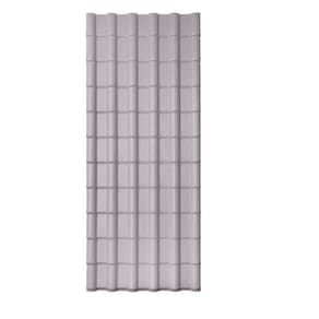 Telha Pvc 198x88cm 6 Ondas Lux Telhas Cinza