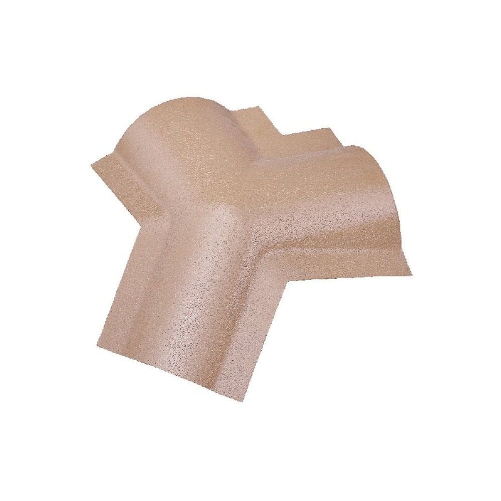 Cumeeira Pvc Plan Triangular 50cm X 20cm Lux Telhas Marfim