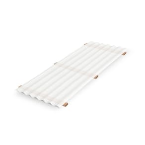 Telha Translucida Colonial Compatível Pvc 328x86cm Lux Telhas Incolor