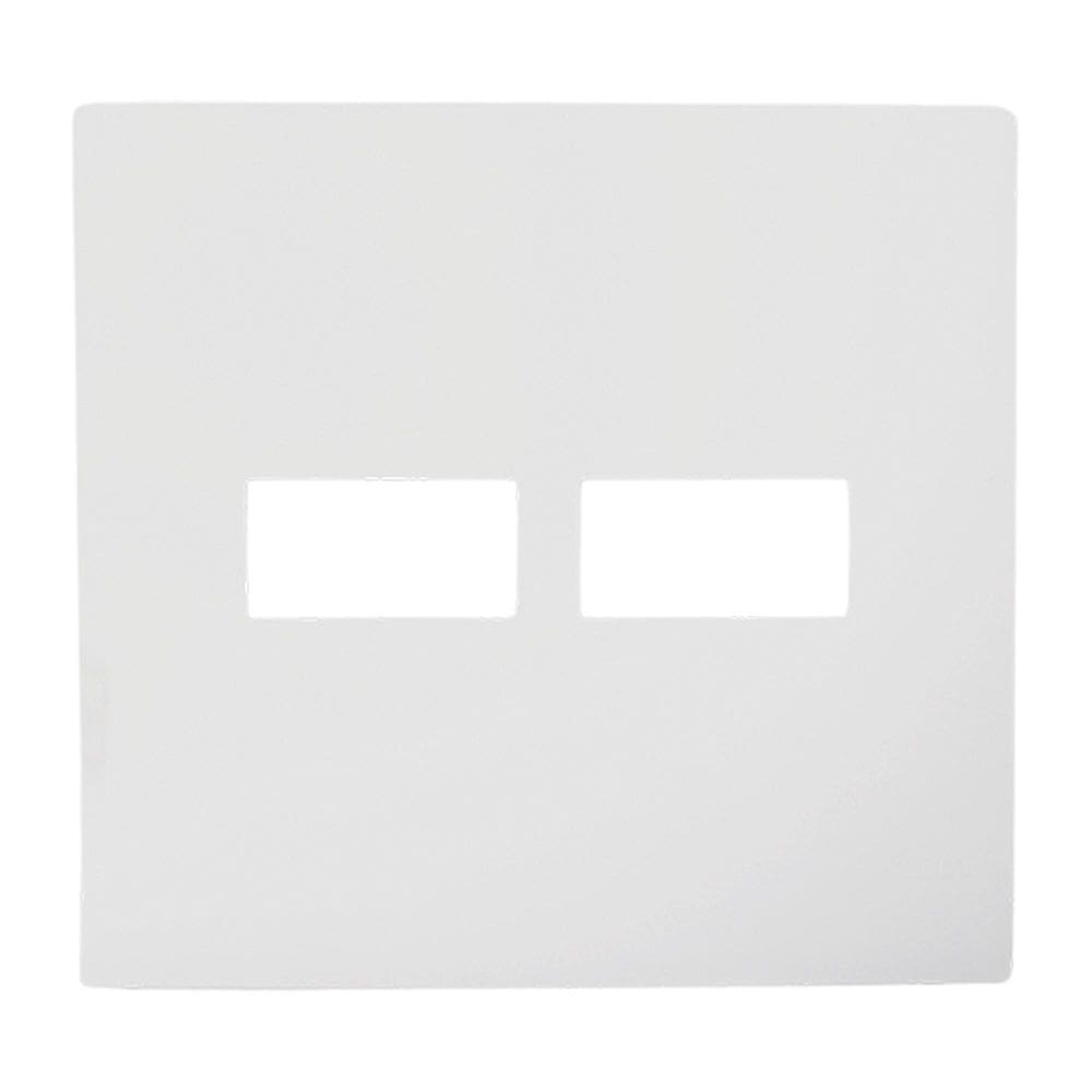 Placa 4X4 2 Módulo Com Suporte Branco I9 97060 Ilumi