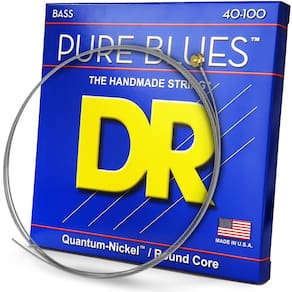 Cordas para baixo DR Strings PB-40 Pure Blues 40-100