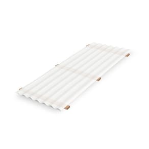 Telha Translucida Colonial Compatível Pvc 230x86cm Lux Telhas Incolor