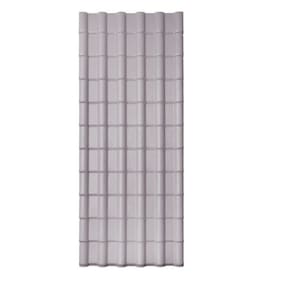 Telha Pvc Plan Sul 330x88cm 6 Ondas Lux Telhas Cinza