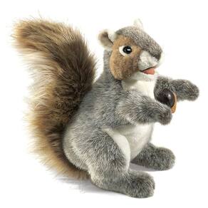Hand Puppet Folkmanis Grey Squirrel 9x6x11 polegadas