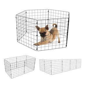 Cercado Móvel para Cachorro de Pequeno Porte 6 Telas 40x40cm Porquinho da Índia Ideal para Viagem