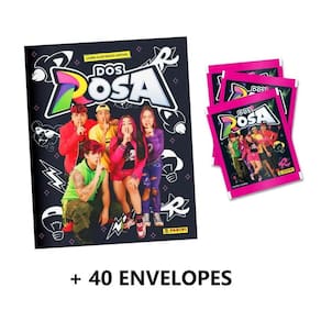 DOS ROSA - Álbum Capa Cartão + 40 Envelopes