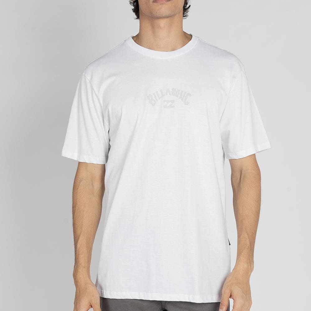 Camiseta Billabong Mid Arch Plus Size WT25 Masculina Branco