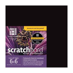Painel de arte Scratch Ampersand Art Supply Museum Series 6x6cm