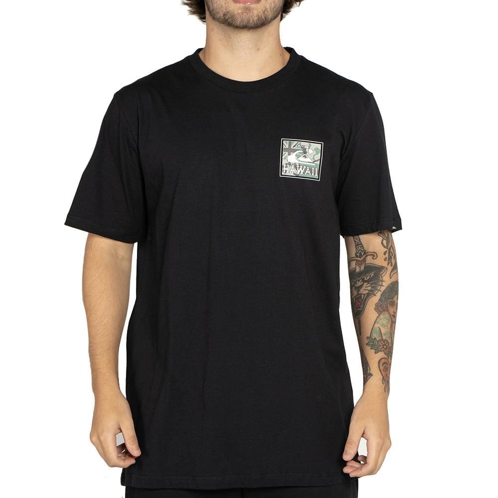 Camiseta Quiksilver Hi Patriot WT25 Masculina Preto